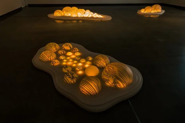 Grimanesa Amoros Light Between the Islands light installation