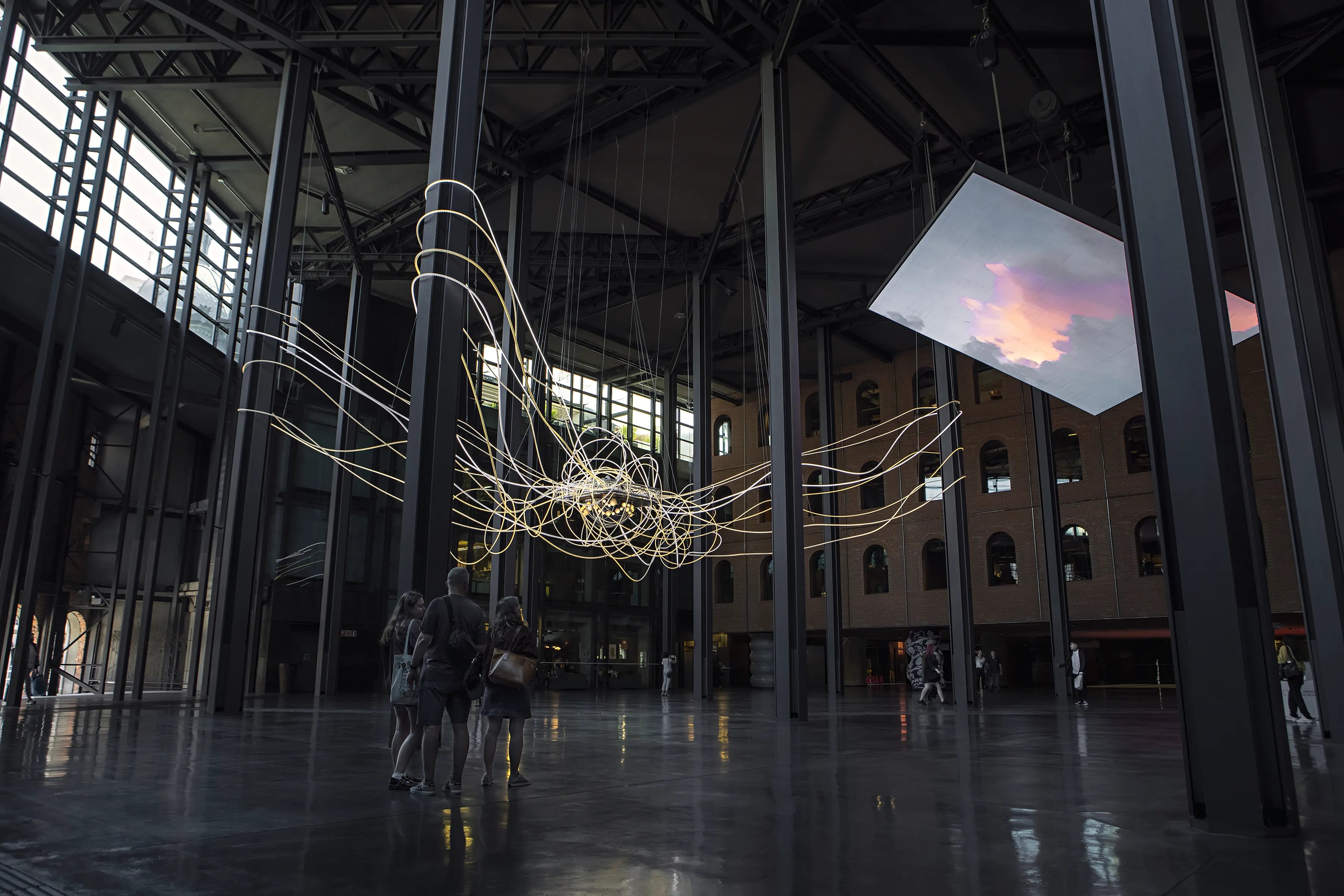 Grimanesa Amoros SCIENTIA light installation on the ILUMINET article