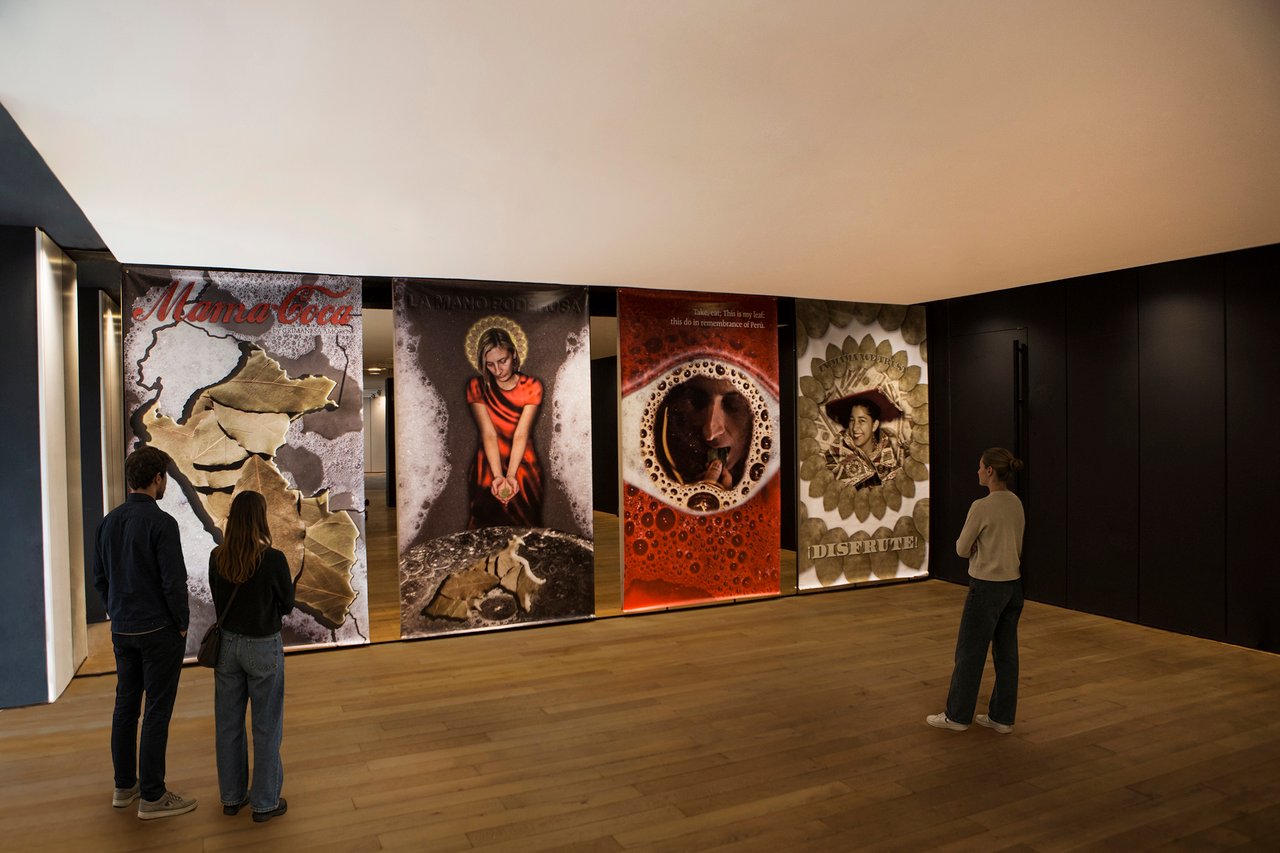 Grimanesa Amorós MAMA COCA, artwork by Peruvian-American artist Grimanesa Amorós. Exhibited at the A-Part Festival, Marseille, France, 2017. A-Part Festival is a modern arts festival taking place annually in the Alpilles, between Arles, Avignon, and Aix-en-Provence.