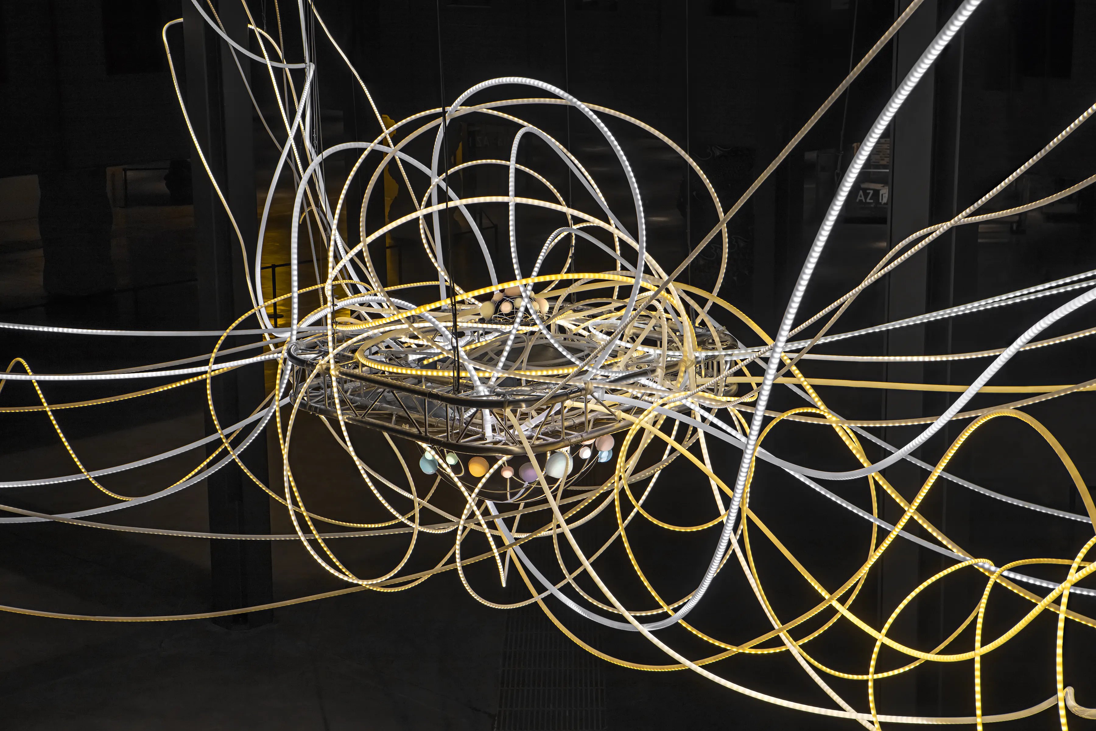 Grimanesa Amoros SCIENTIA light installation on the ILUMINET article