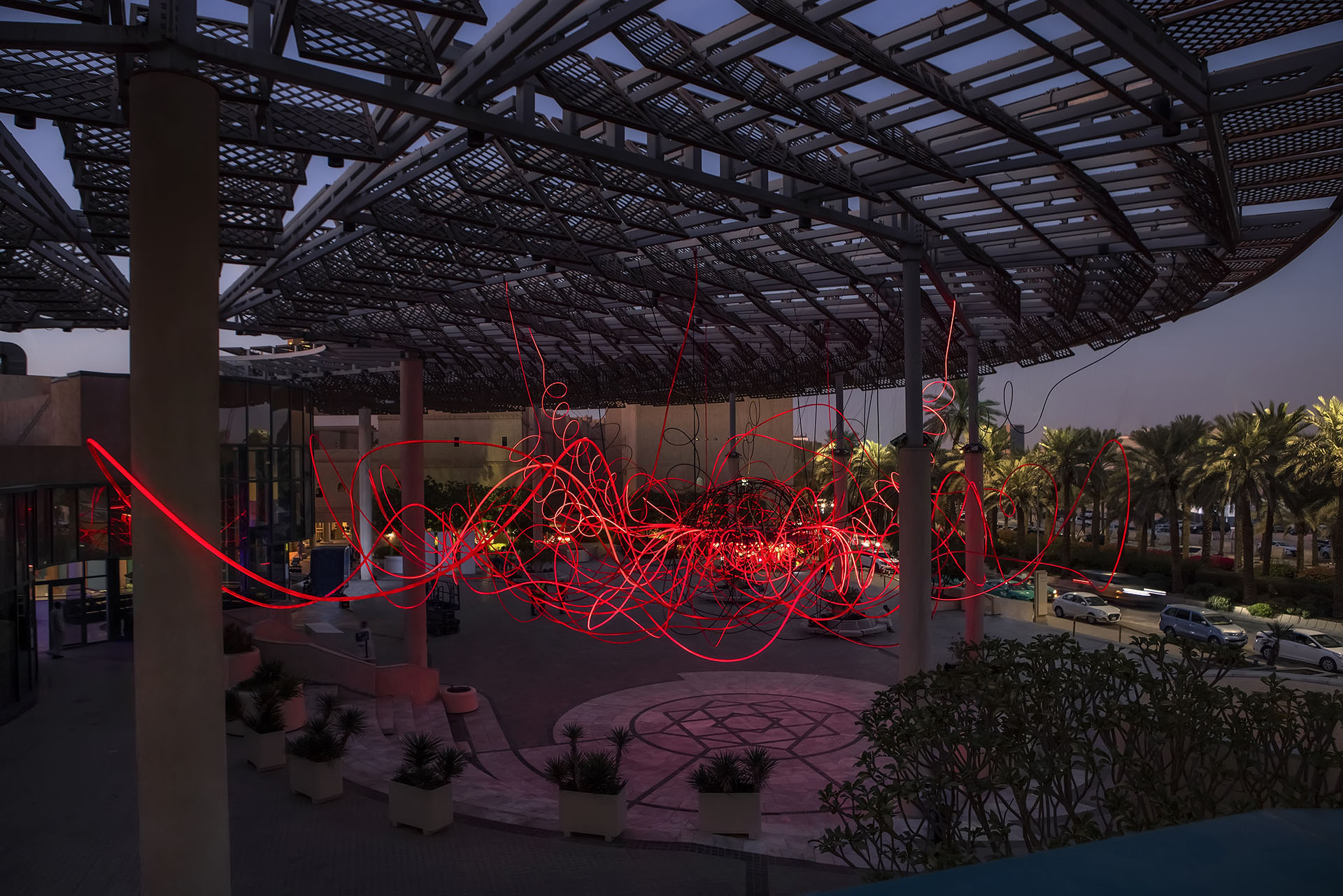 Grimanesa Amoros Amplexus Light Installation at Noor Festival | Cultural Palace Riyadh Saudi Arabia Grimanesa Amoros Amplexus Light Installation at Noor Festival | Cultural Palace Riyadh Saudi Arabia