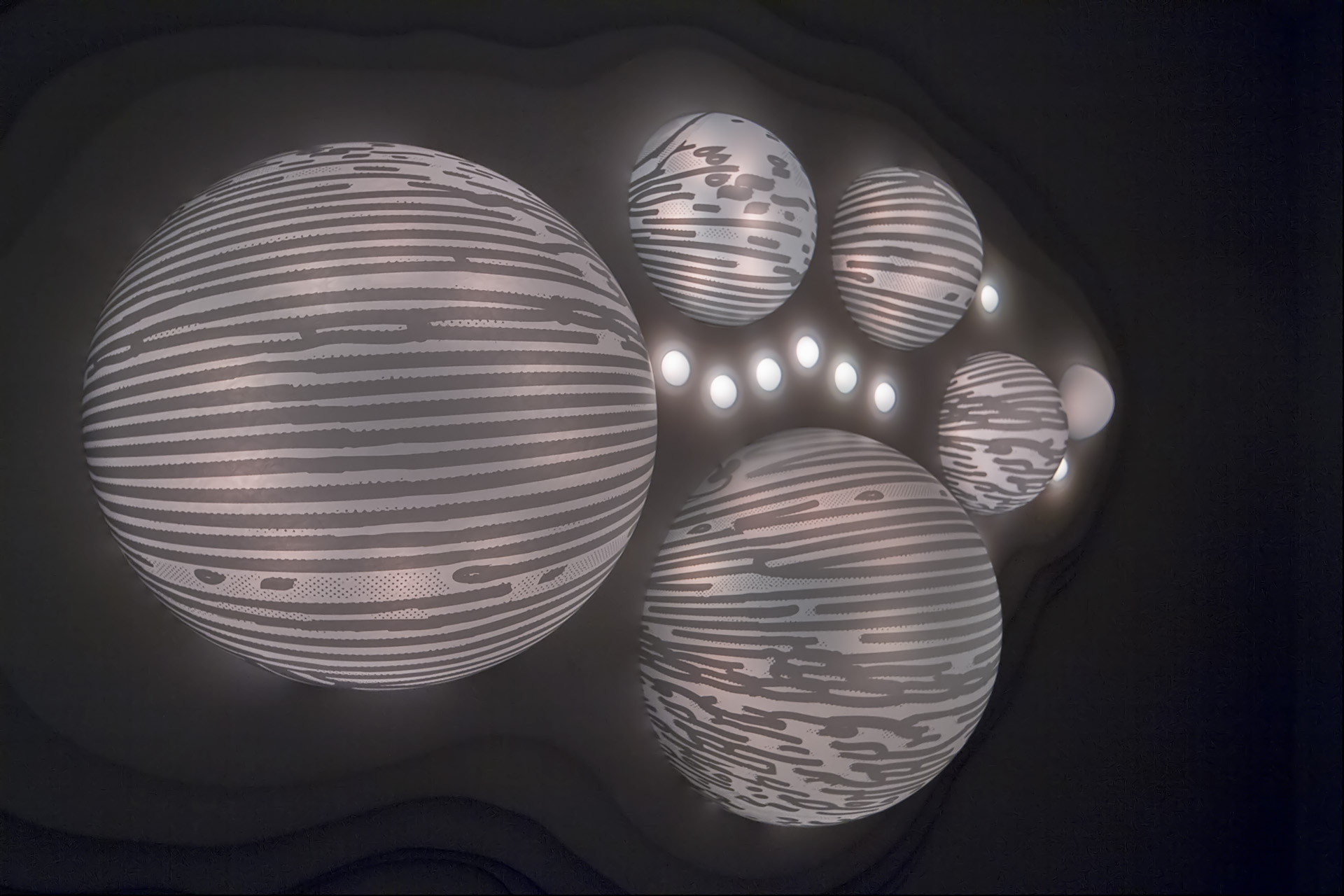 Grimanesa Amoros UROS light installation