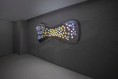 AEVUM light sculpture by Grimanesa Amoros in Lessin Tower