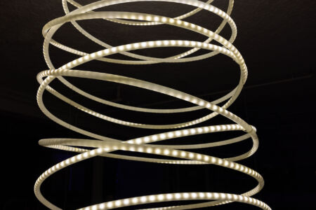 AUREUM light sculpture by Grimanesa Amoros