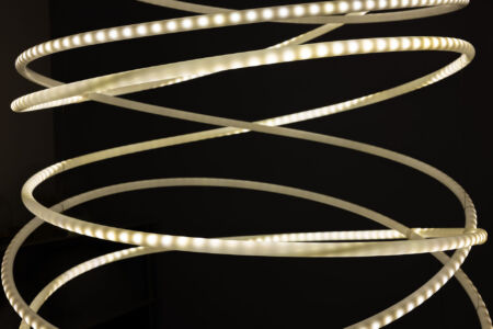 AUREUM light sculpture by Grimanesa Amoros