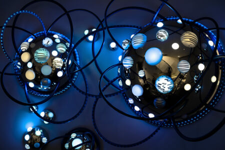 Grimanesa Amoros Azure light sculpture