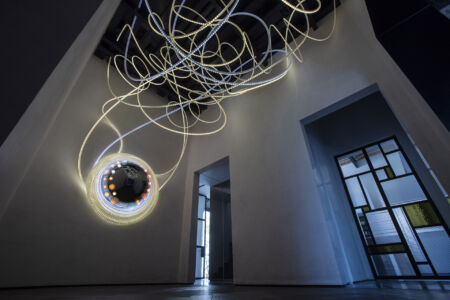 SISTRUM light sculpture Mexico City