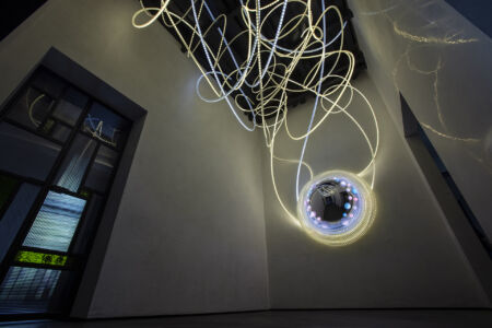 SISTRUM light sculpture Mexico City