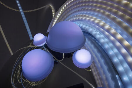 SISTRUM light sculpture Mexico City