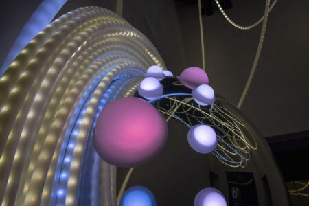 SISTRUM light sculpture Mexico City