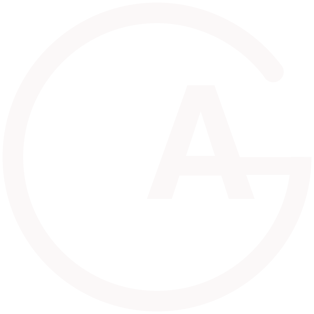 Grimanesa Amoros logo GA in white