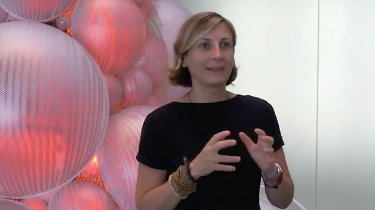 Grimanesa Amoros video thumbnail for Hilliard Art Museum Interview
