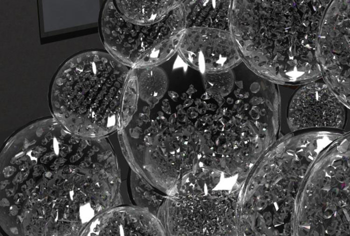 One of Grimanesa Amoros's light installations