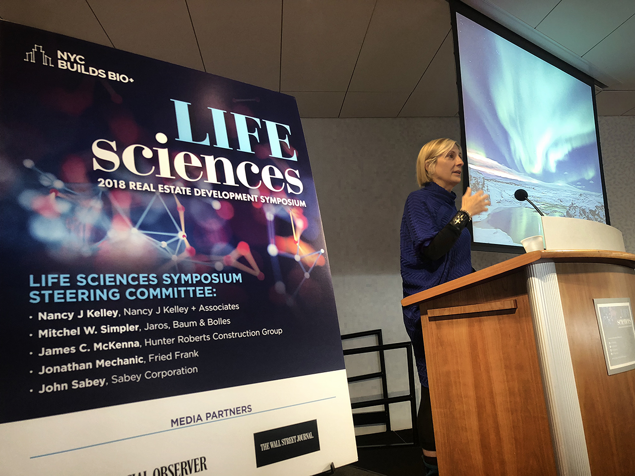 grimanesa amoros gives a lecture for the Life Sciences Symposium