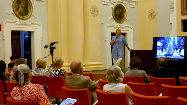 grimanesa amoros Auditorium Vittorio Taborra Civita Italy