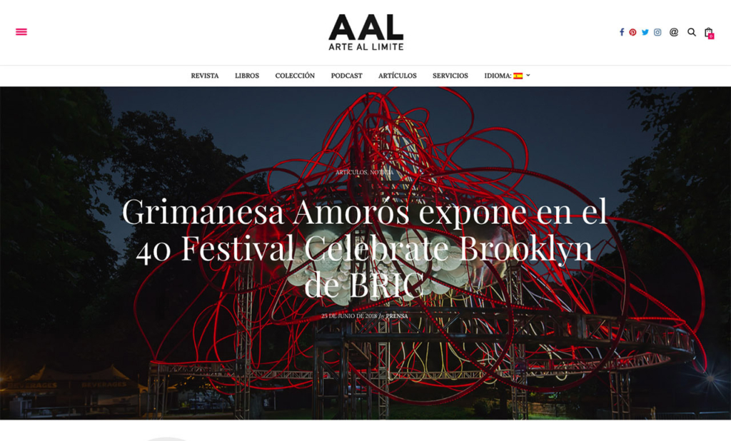 arte al limite Grimanesa Amoros Expone en el 40 Festival Celebrate Brooklyn de BRIC