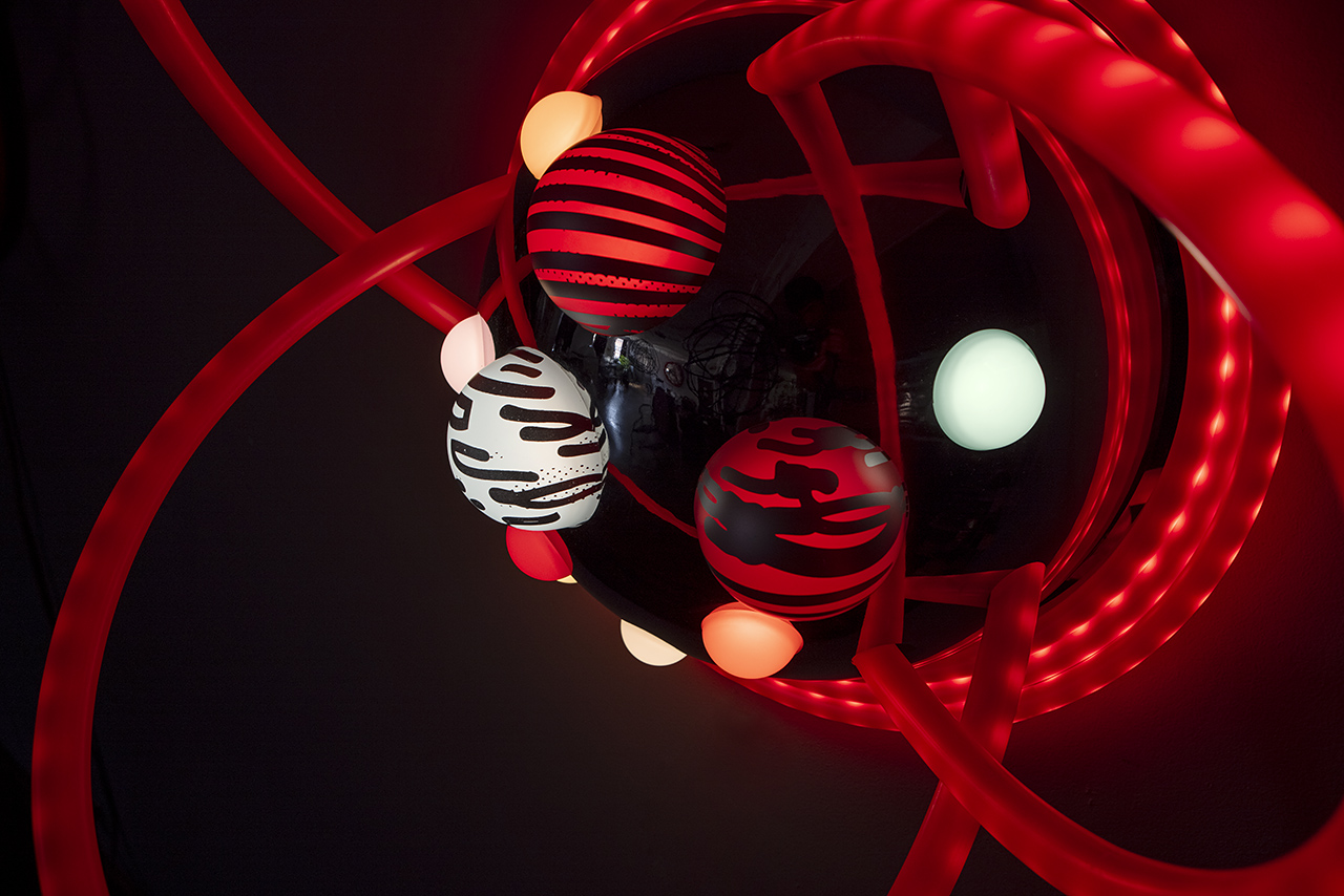 One of Grimanesa Amoros's light installations
